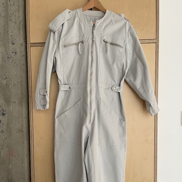 Maria Cher Jumpsuit | Light Grey - Picture 2 of 11